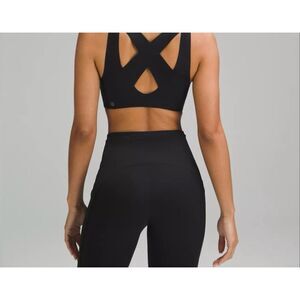 Lululemon Enlite Sports Bra Black Size 34DD